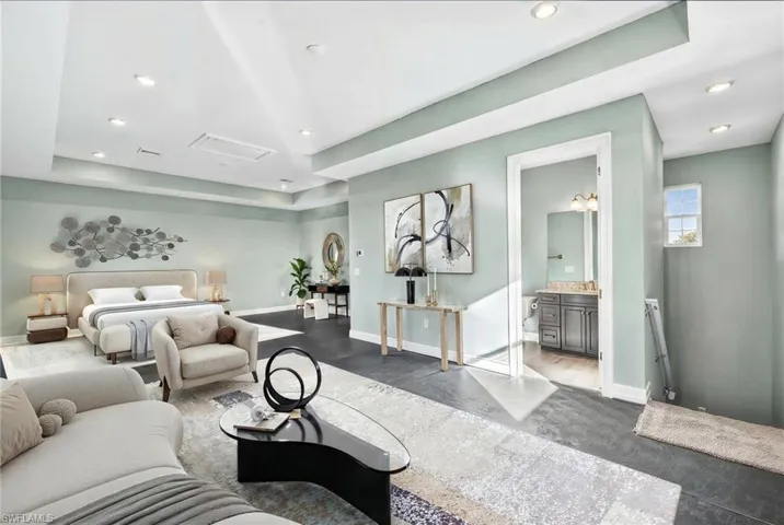 Virtual Staging of the possibilities of this great bonus room!