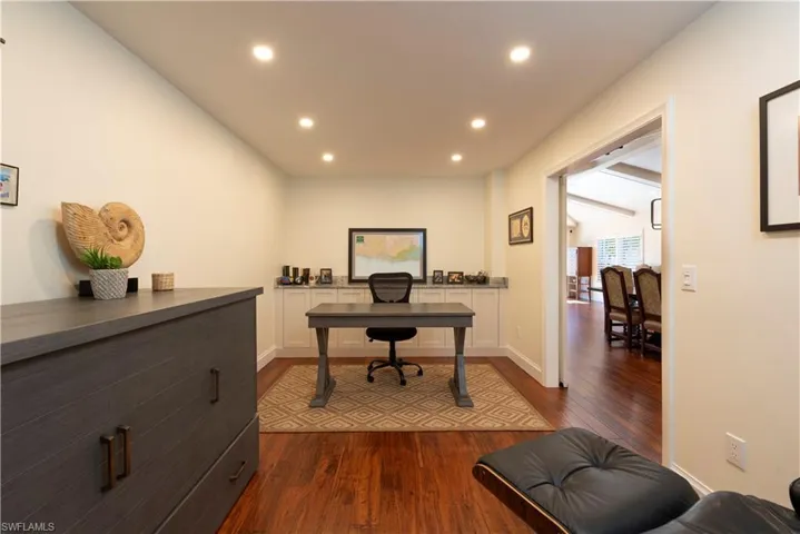 This home office doubles as a 2nd guest area with a private bath