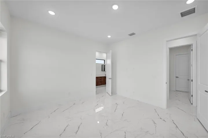 View of tiled empty room