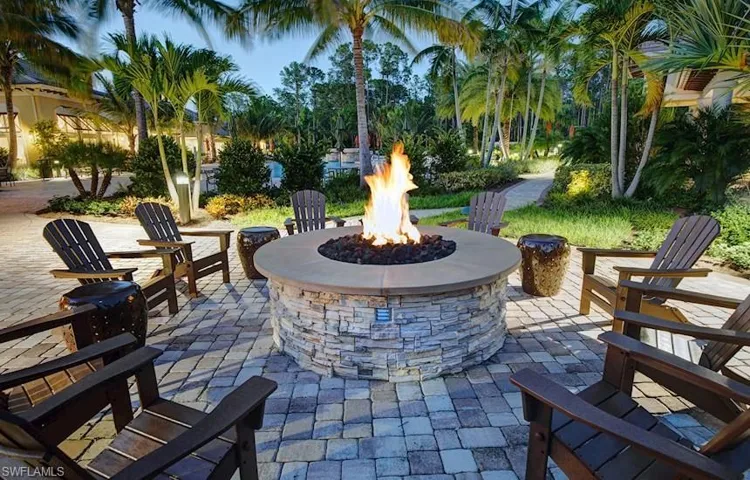 Relax at the firepit