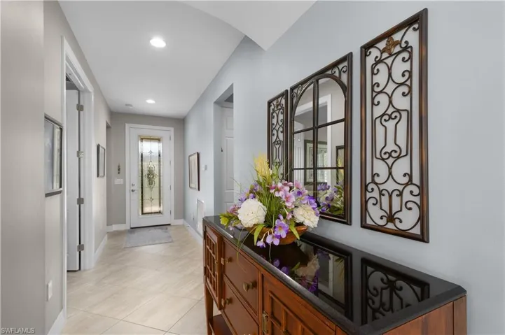 Decorative beveled glass front door