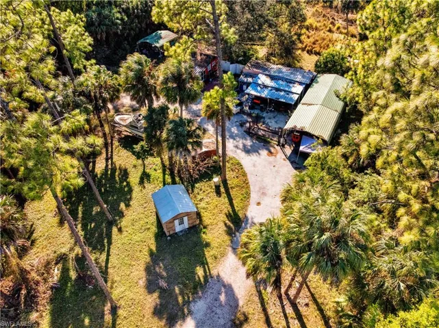 Aerial overview of property's location