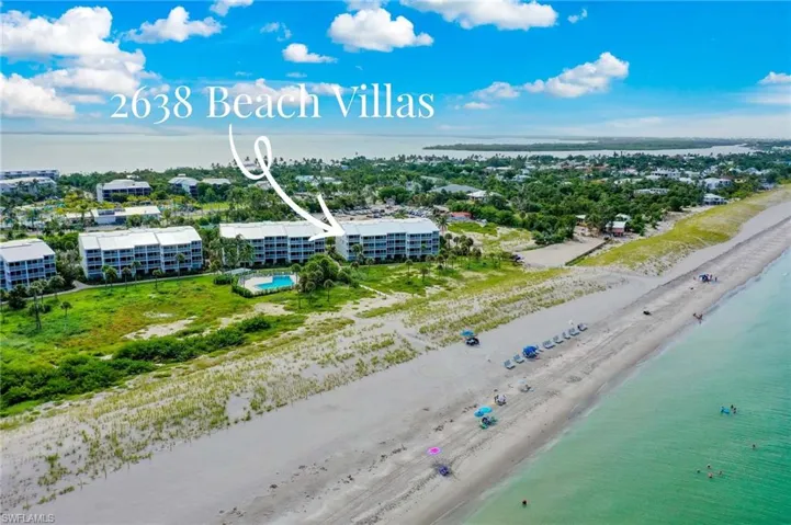 Beachfront setting on Captiva