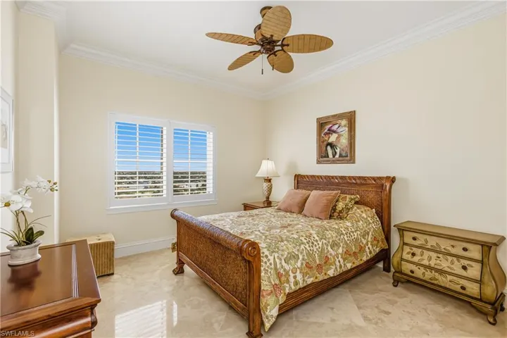 3rd Bedroom featuring crown molding and ceiling fan