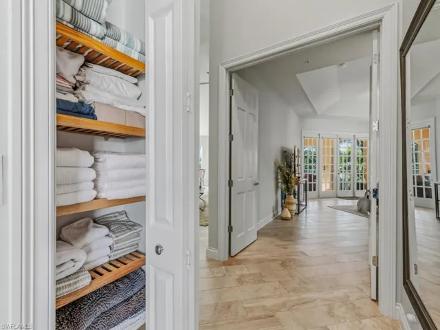 Hall Closet with Custom Shelving