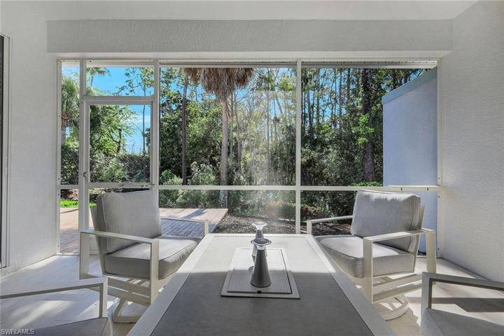 Screened in patio with gorgeous private preserve view!