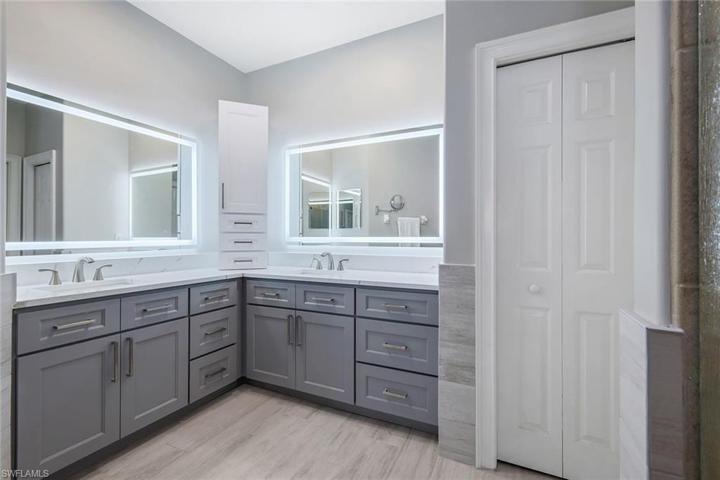 Upgraded backlit mirrors