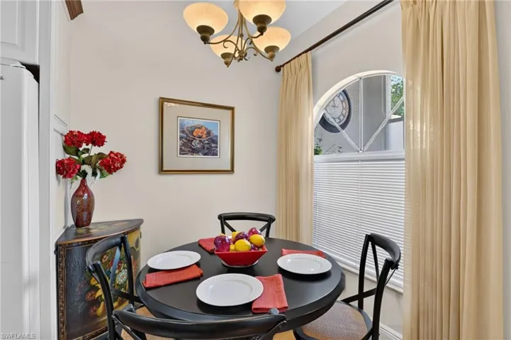 Breakfast nook off kitchen