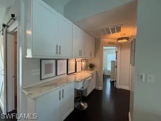 hallway with office center