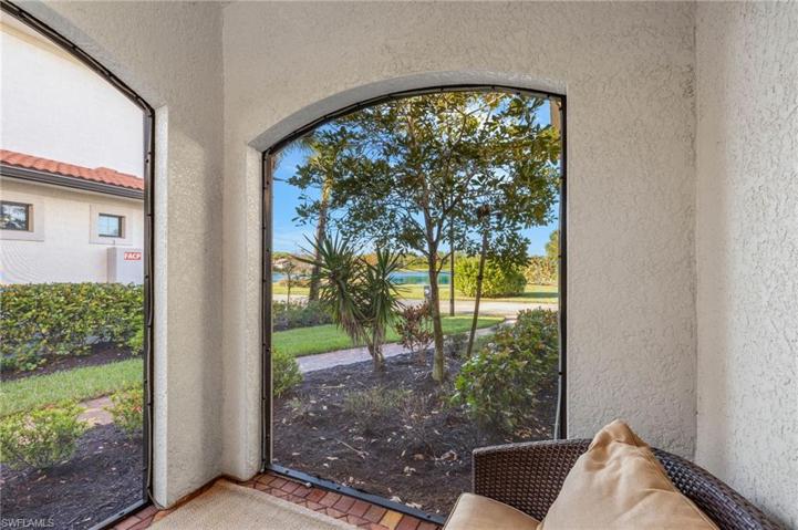 Lake views from the screened in lanai