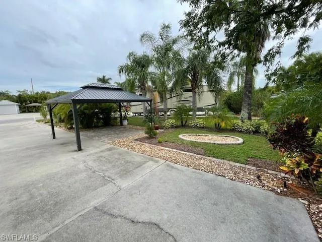 View of community with a gazebo