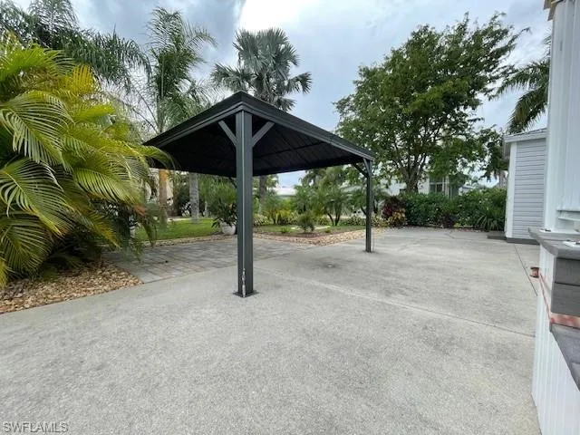 View of patio