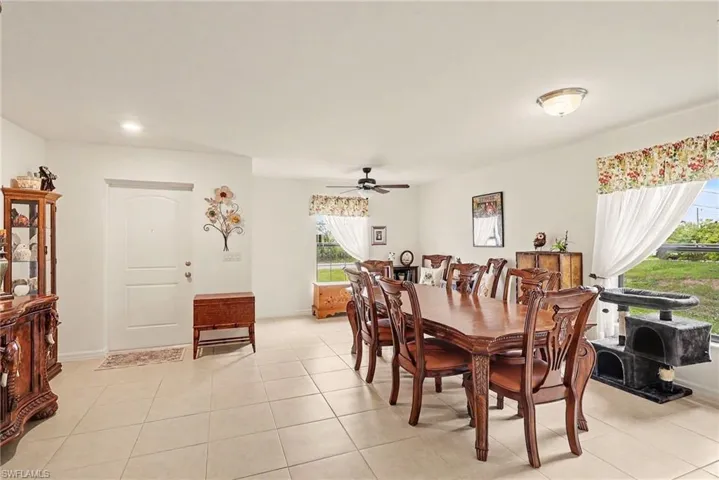 Dining area