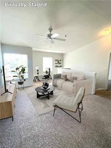 Living room - Virtually staged