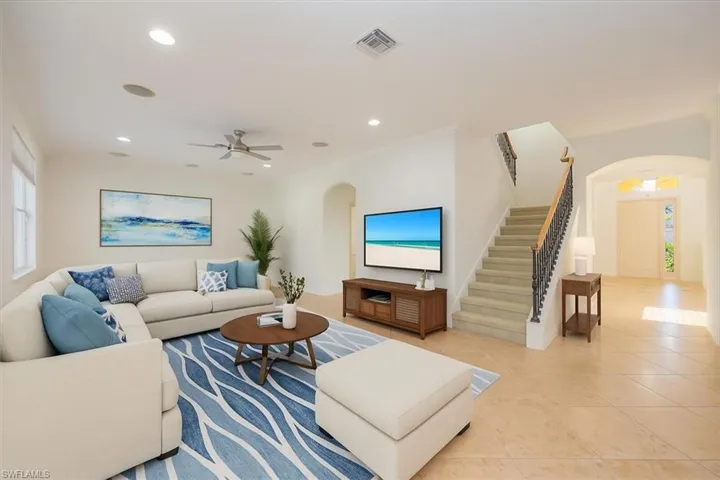 virtually imagined as a comfy family room