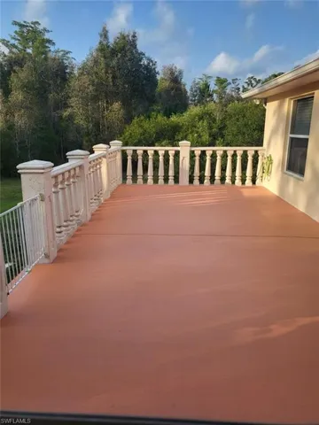 View of deck