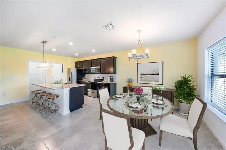 Dining Area & Kitchen - Virtual Staging