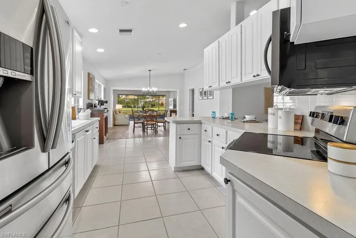 Open floor plan with beautiful dining area for entertaining