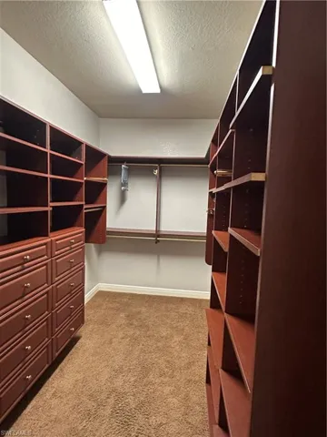Walk in closet in Primary