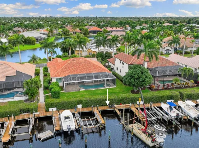 Aerial View Dock Space