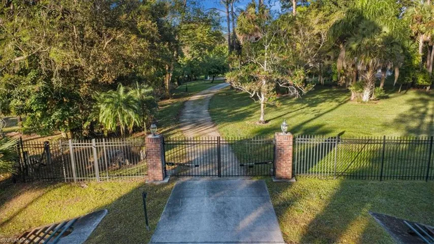Front entrance gate