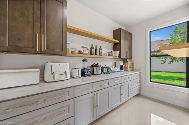 Hidden butler's pantry
