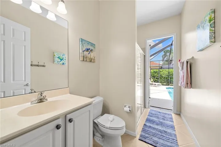 Bathroom 3 / Guest and Pool Path