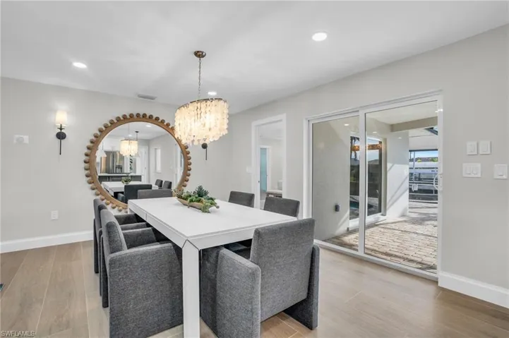 Spacious Dinging area with designer appointments included