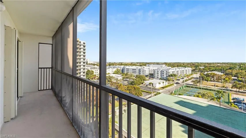 Balcony with a sunroom