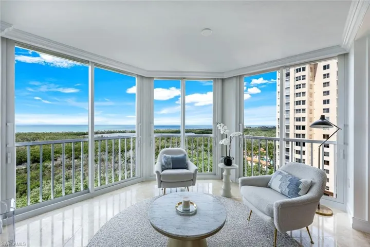 Sitting Room/Den with Sliding Glass Doors