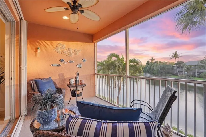 Inviting outdoor space offering tranquil water views and plenty of room to lounge.