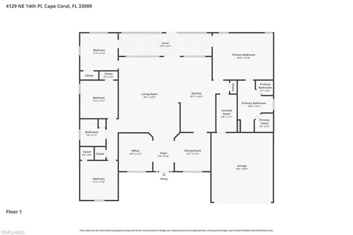 4129 Ne 14th Pl, Cape Coral, Florida 33909
