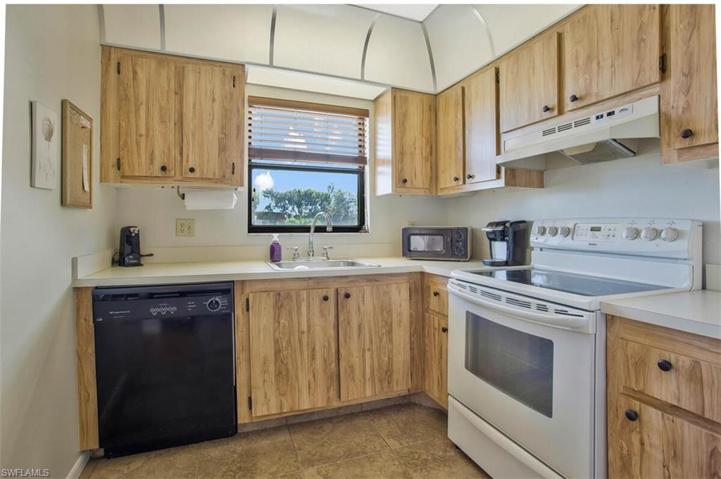 window over sink provides a nice view