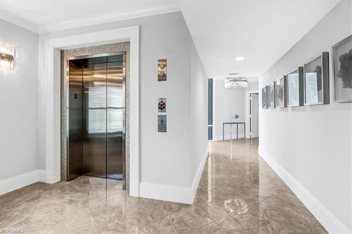 Beautiful 14th Floor Lobby. Only Two Residences on this Floor. 1401 has a Private Entrance Tucked Away Around the Corner