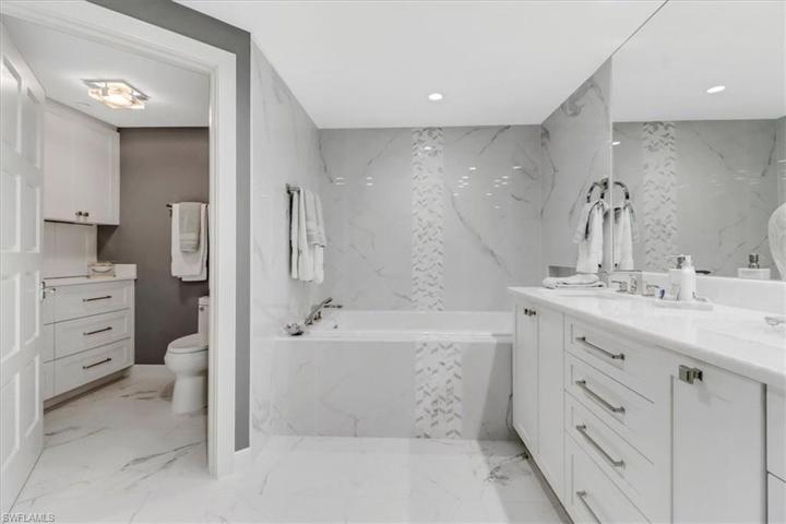 Custom Built-In Cabinets in the Lavatory