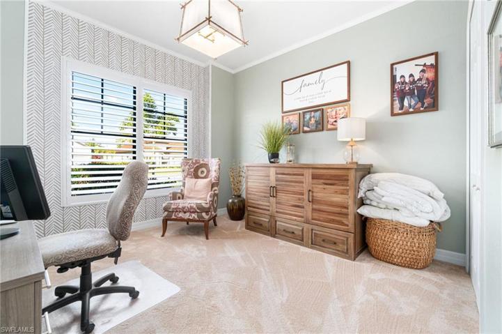 The 2nd guest bedroom is used as an office, but it is also offers an ensuite bathroom allowing any guest that additional privacy.