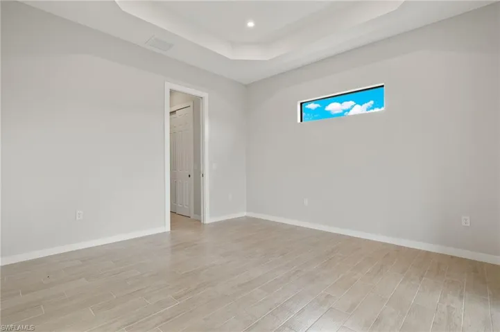 Flooring upgraded to premium, color-matched Luxury Vinyl Plank [LVP].