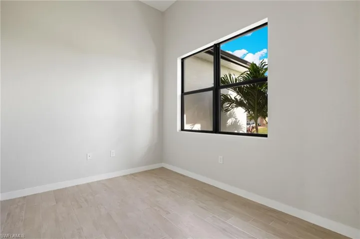 Flooring upgraded to premium, color-matched Luxury Vinyl Plank [LVP].