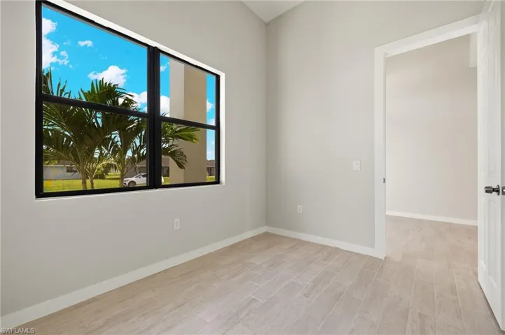 Flooring upgraded to premium, color-matched Luxury Vinyl Plank [LVP].