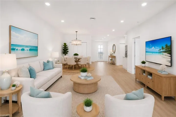 Virtually Staged Living Room