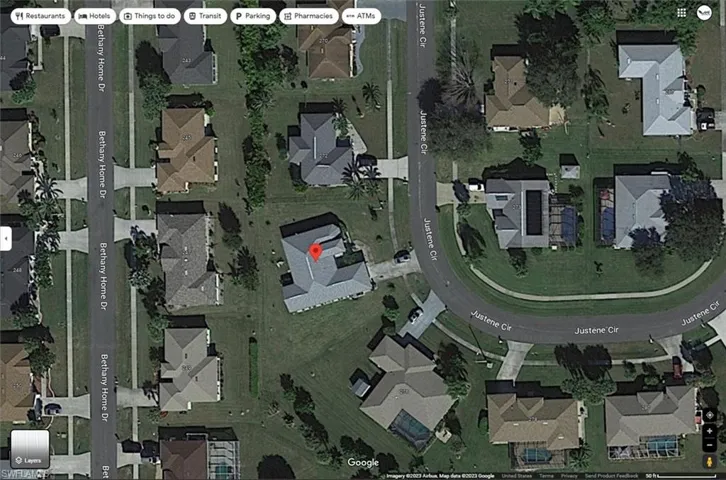 Google maps view of property & Neighborhood.