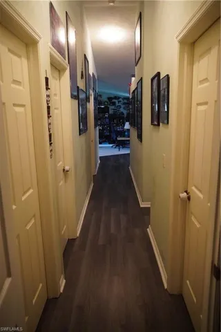 Hallway from laundry room