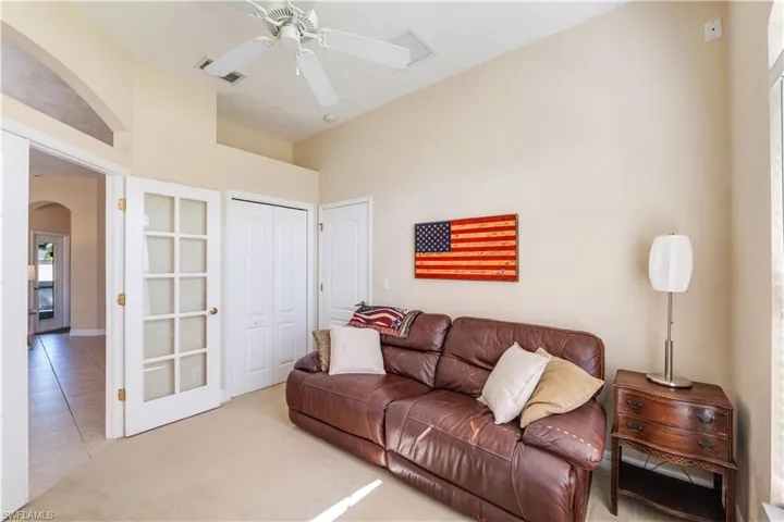 Den/Flex Space with closet