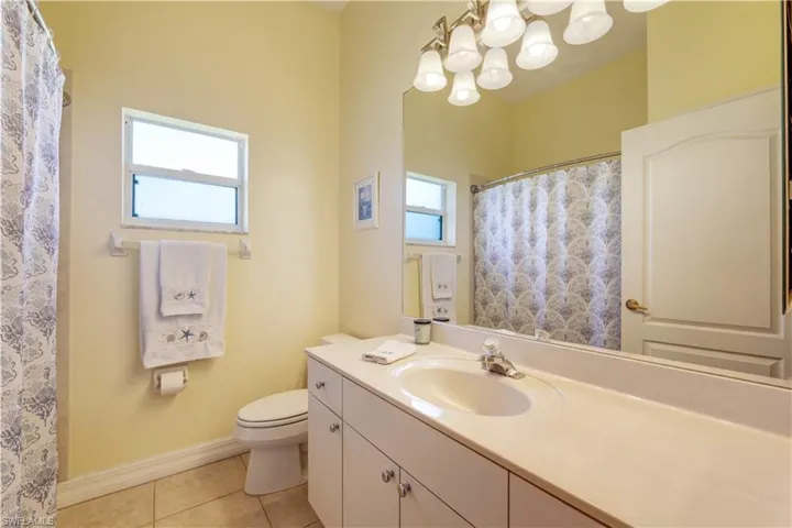 Guest bedroom #3 and guest bathroom #2 hallaway