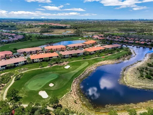 Stunning 8th hole behind the unit.