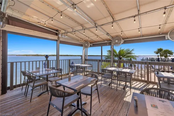 Deck featuring a water view