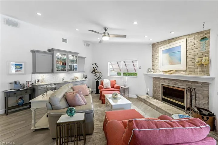 The open concept with the kitched provides lots of room for entertaining