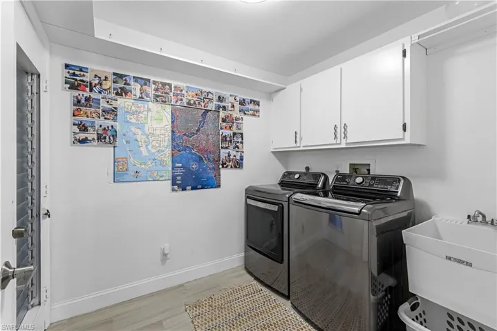 Oversized laundry room is a welcomed bonus