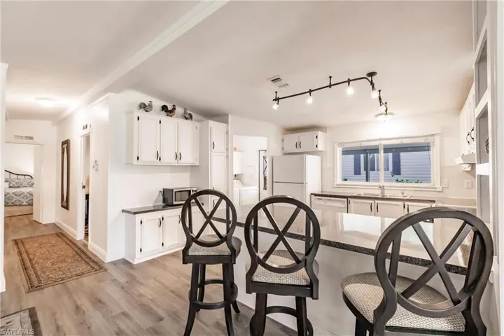 View from dining area