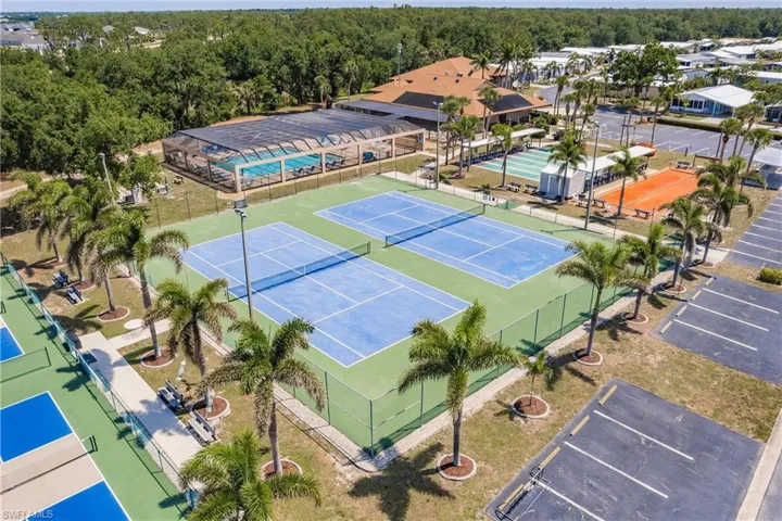Birds eye view of recreation area